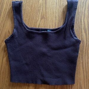 Ribbed crop tank